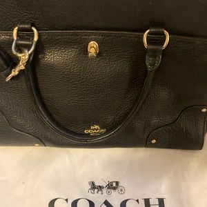 Black Coach Mercer Satchel